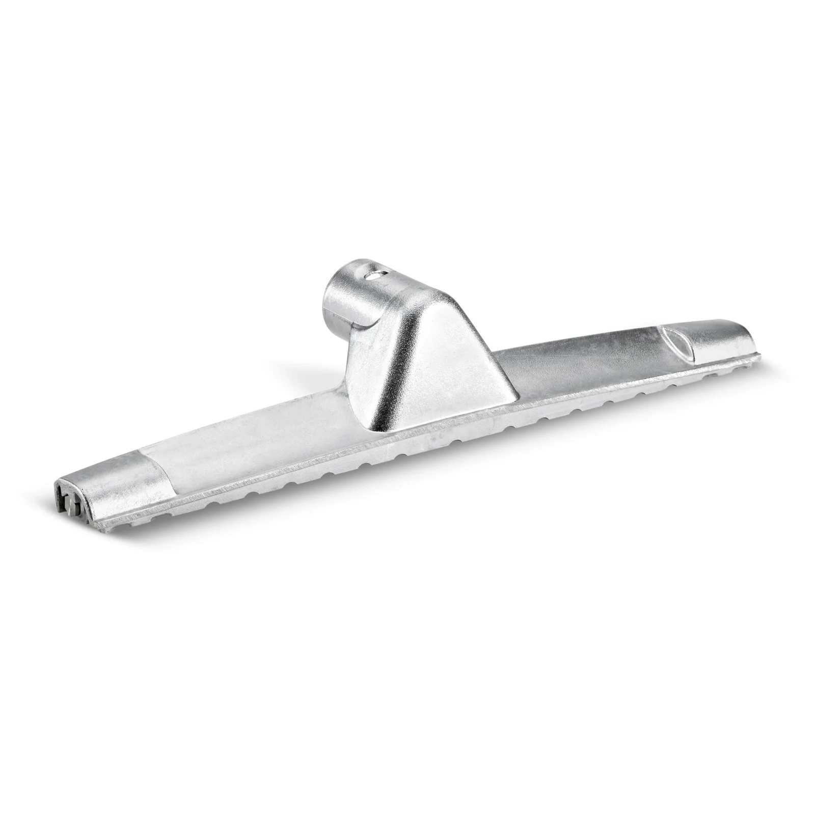 Metallische Bodendüse mit breiter Öffnung und Anschluss für Kärcher Hochdruckreiniger, auf weißem Hintergrund.
